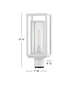 Clearwater Composite Post Top / Pier Mount - Textured White