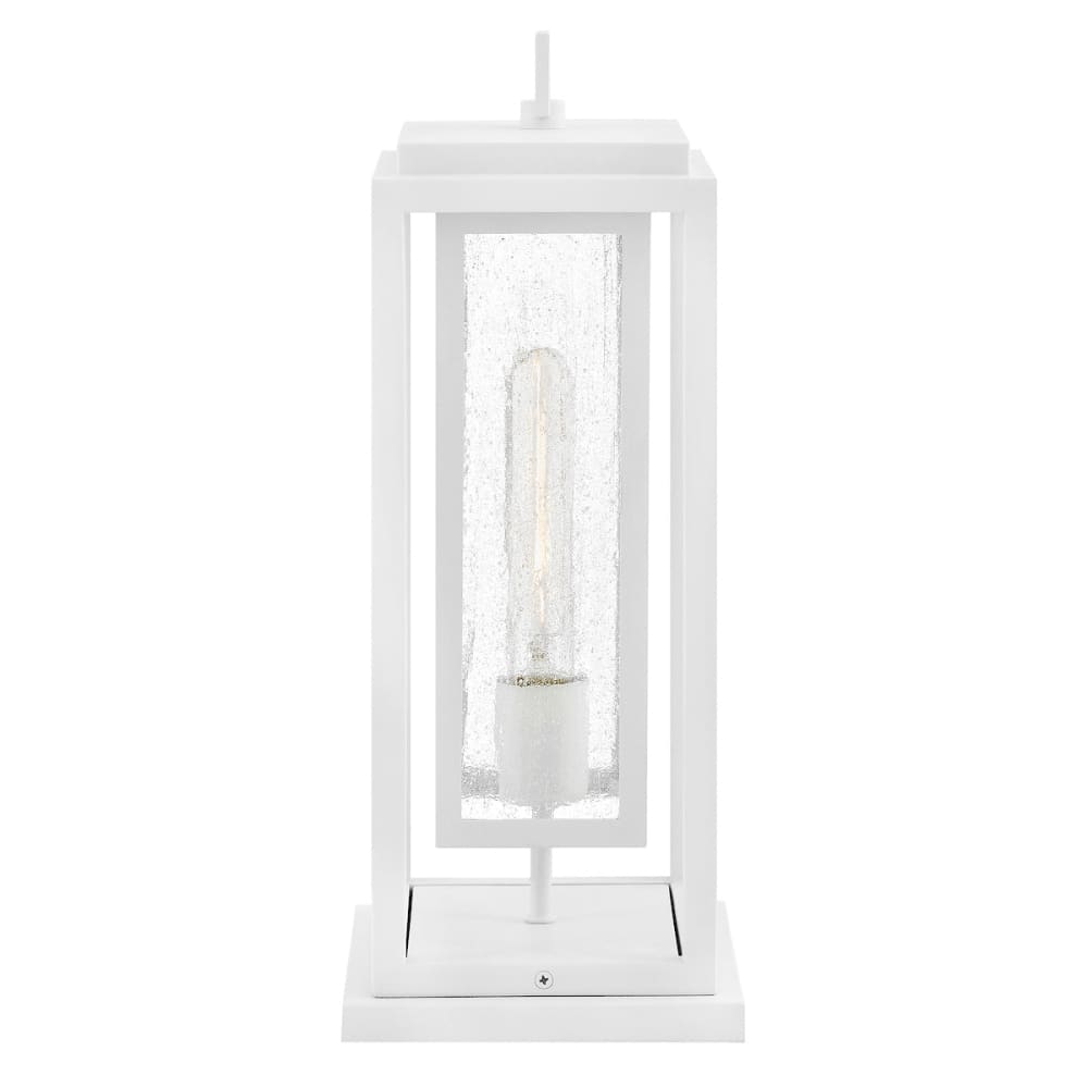 Clearwater Coastal Outdoor Pier Mount - Textured White - Low Voltage (12v)