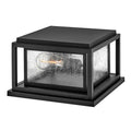 Clearwater Composite Pier Mount - Small - Black - Low Voltage (12v)