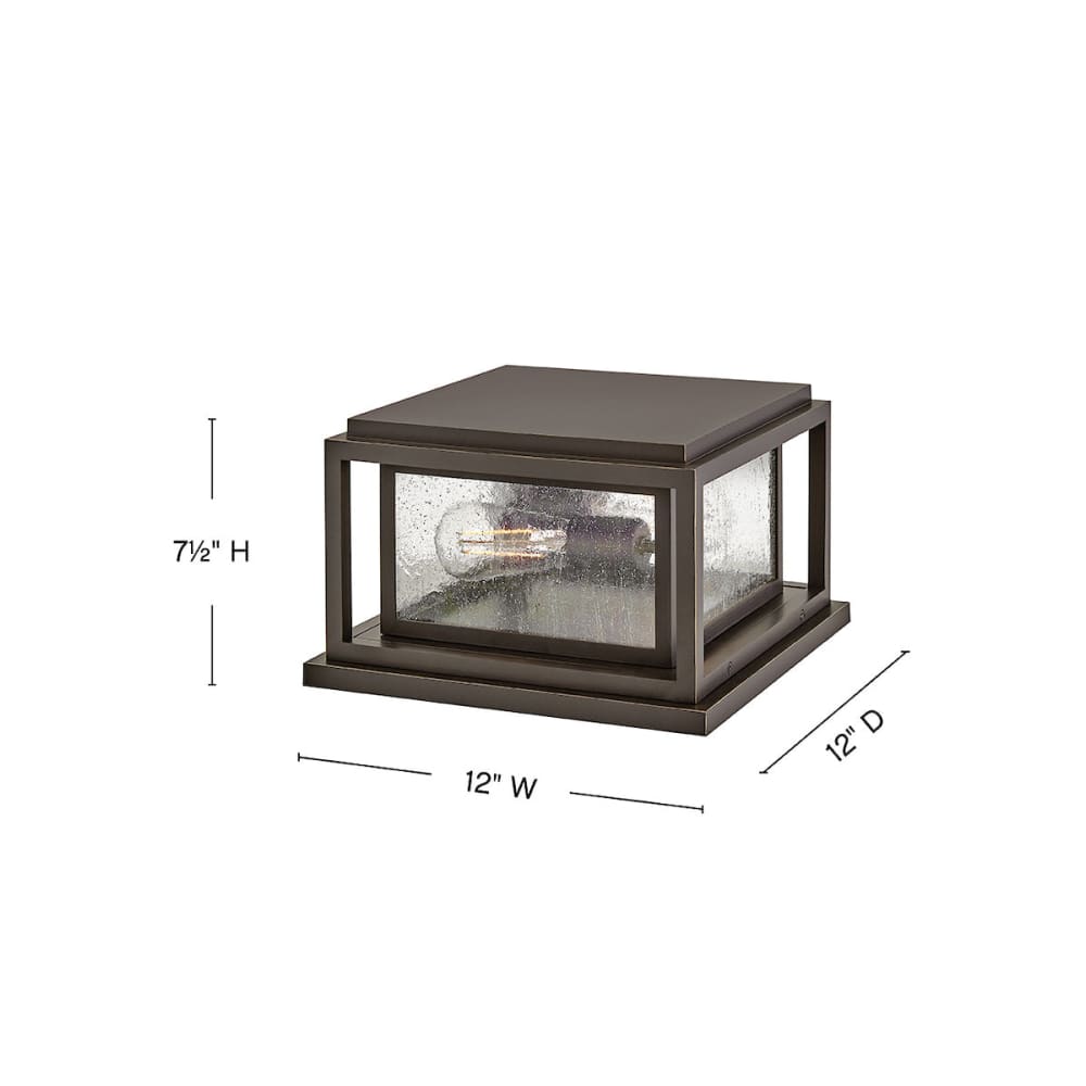 Clearwater Composite Pier Mount - Small - Oil Rubbed Bronze