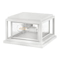 Clearwater Composite Pier Mount - Small - Textured White