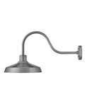 Galveston Composite Wall Lantern - Large - Antique Brushed Aluminum