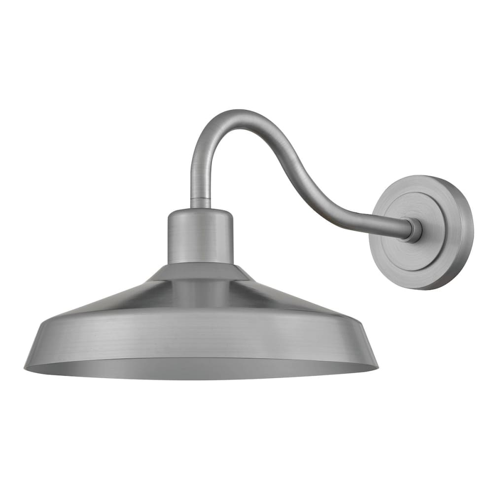 Galveston Composite Wall Lantern  - Medium - Antique Brushed Aluminum