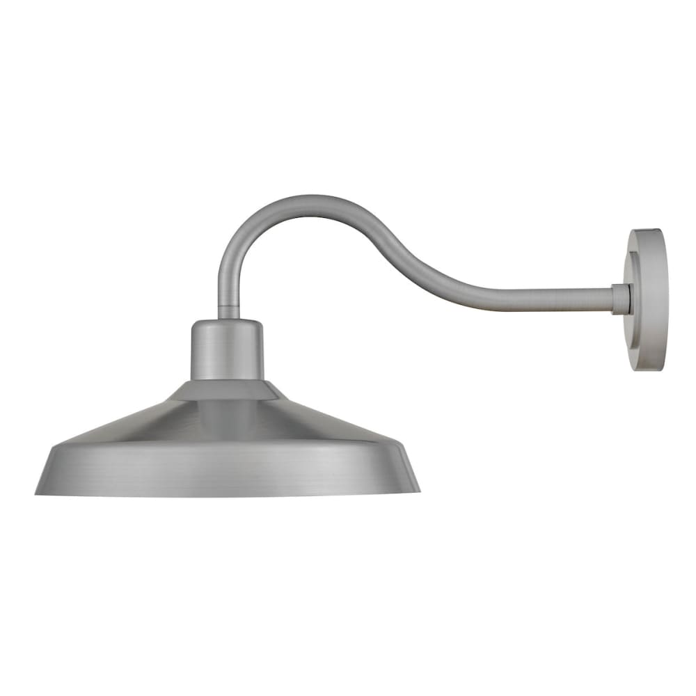 Galveston Composite Wall Lantern  - Medium - Antique Brushed Aluminum