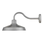 Galveston Composite Wall Lantern  - Medium - Antique Brushed Aluminum