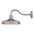 Galveston Composite Wall Lantern  - Medium - Antique Brushed Aluminum