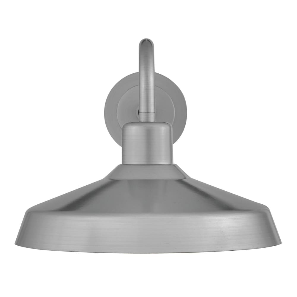 Galveston Composite Wall Lantern  - Medium - Antique Brushed Aluminum