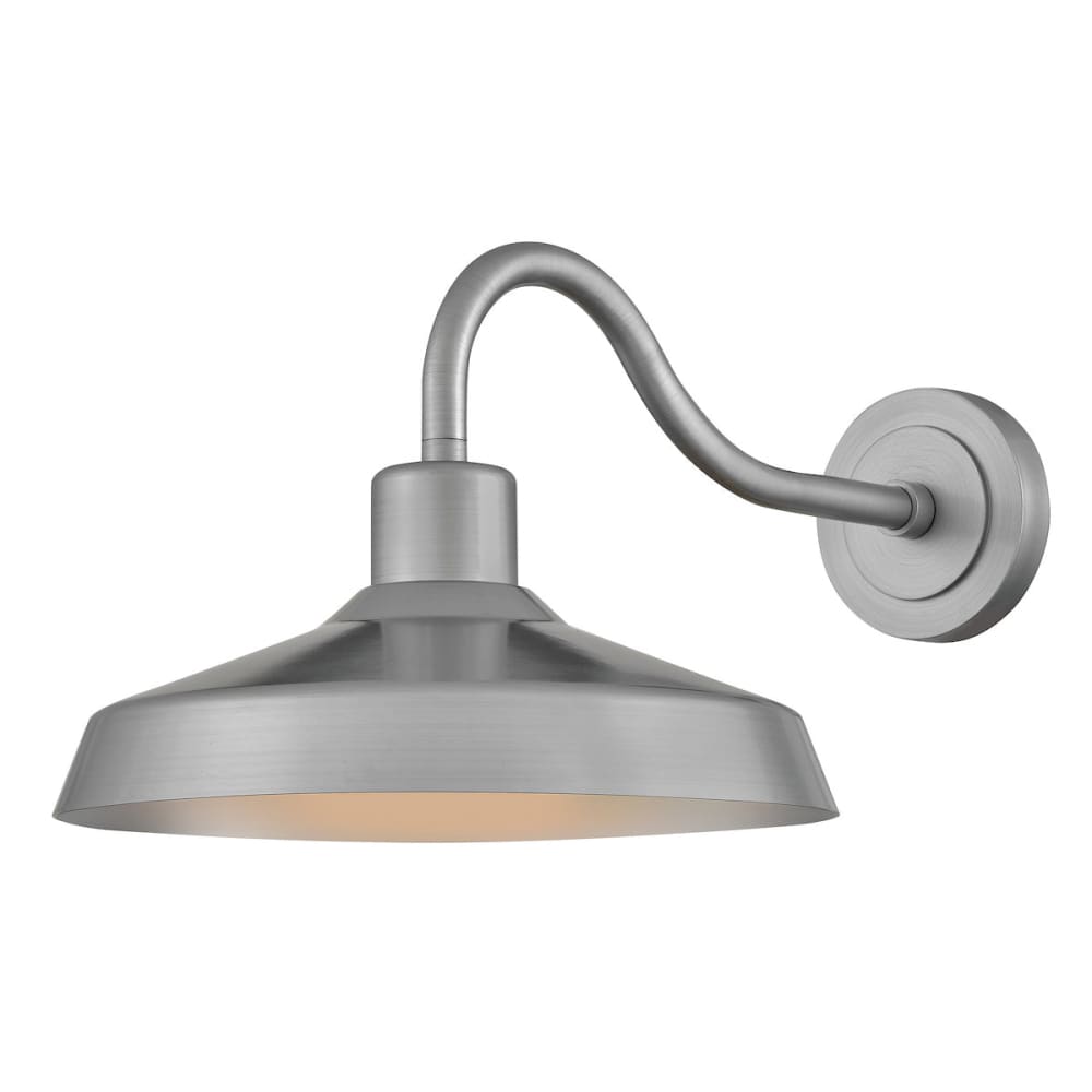 Galveston Composite Wall Lantern  - Medium - Antique Brushed Aluminum