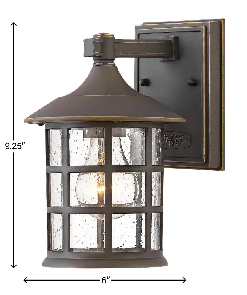 Freeport 9.25" Composite Wall Lantern - Oil Rubbed Bronze