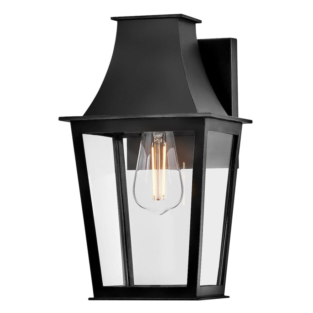Georgetown 12.5" Composite Wall Lantern - Black