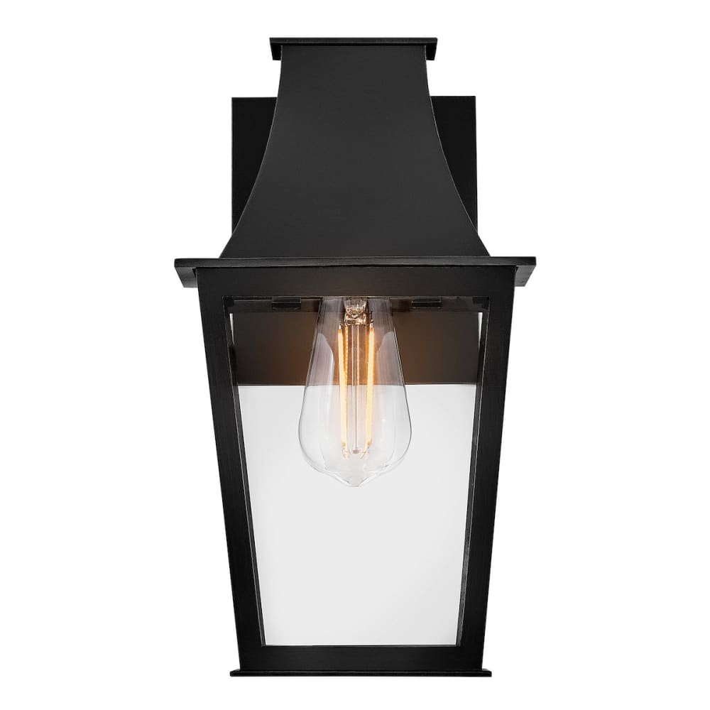 Georgetown 12.5" Composite Wall Lantern - Black