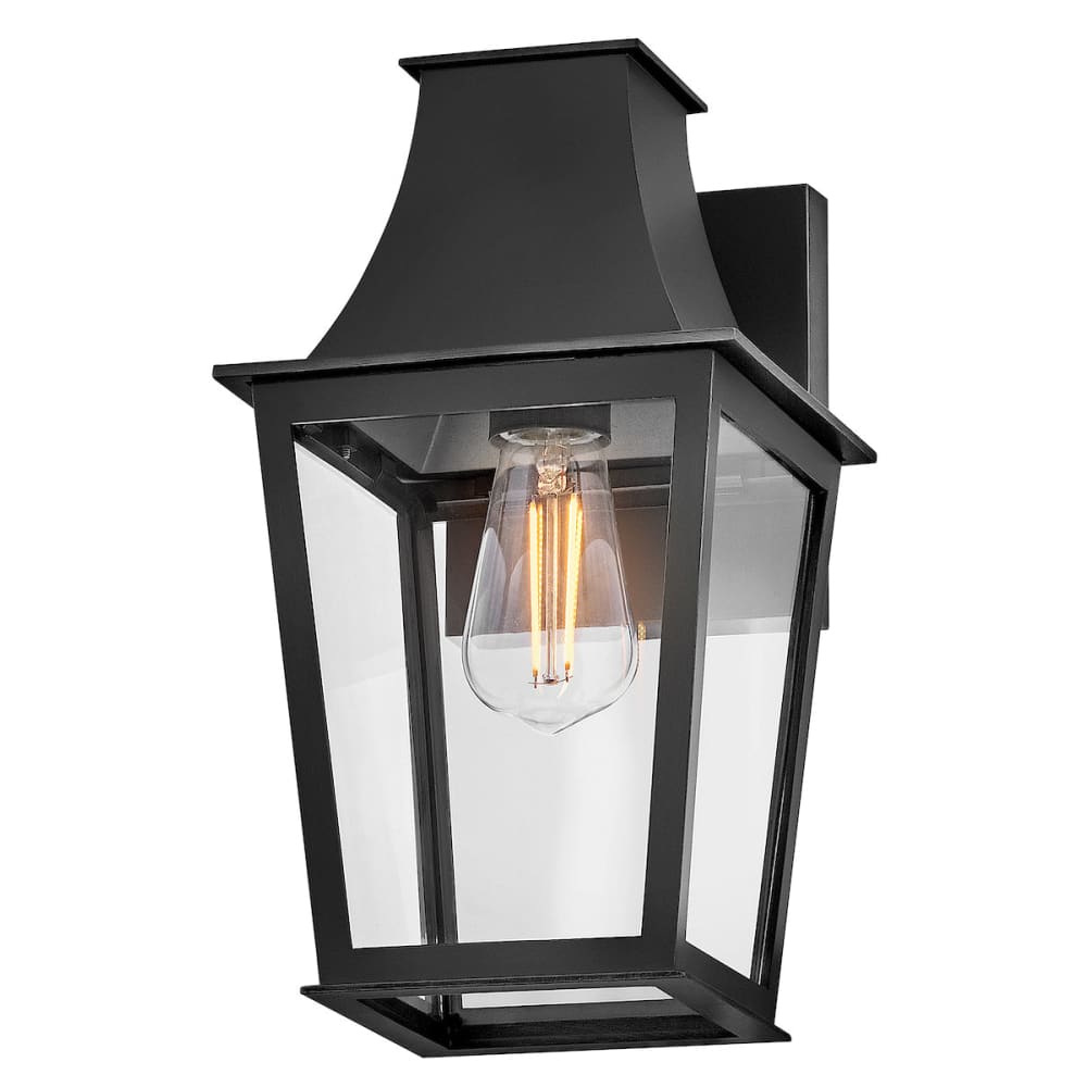 Georgetown 12.5" Composite Wall Lantern - Black