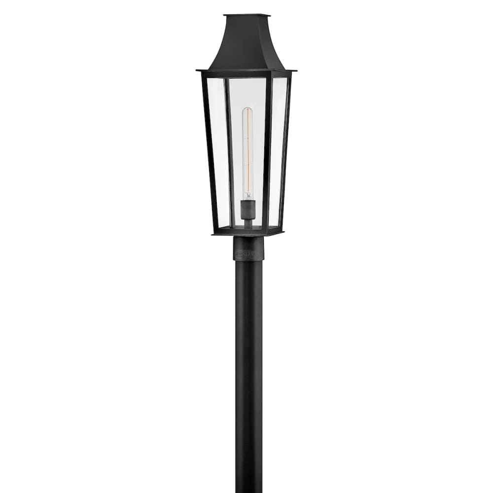 Georgetown Composite Post Lantern - Black