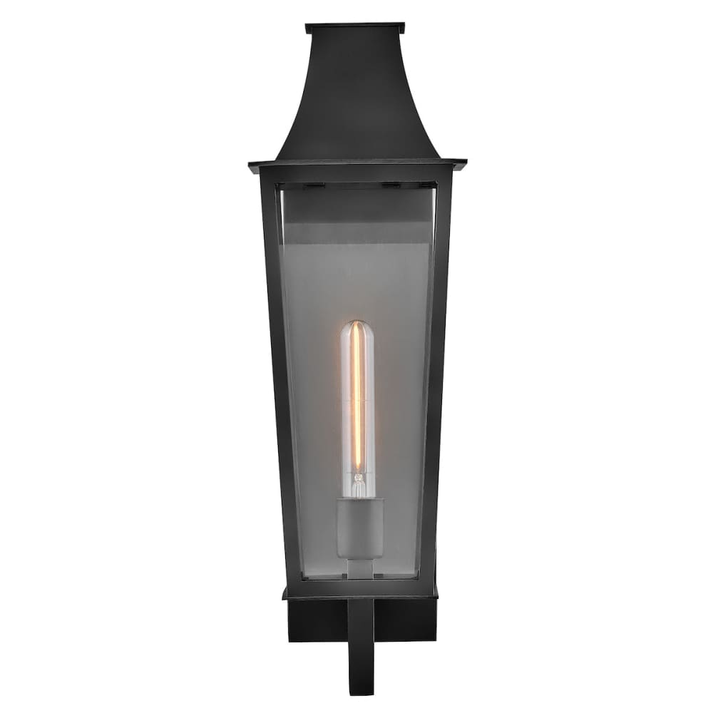 Georgetown 21.75" Composite Wall Lantern - Black
