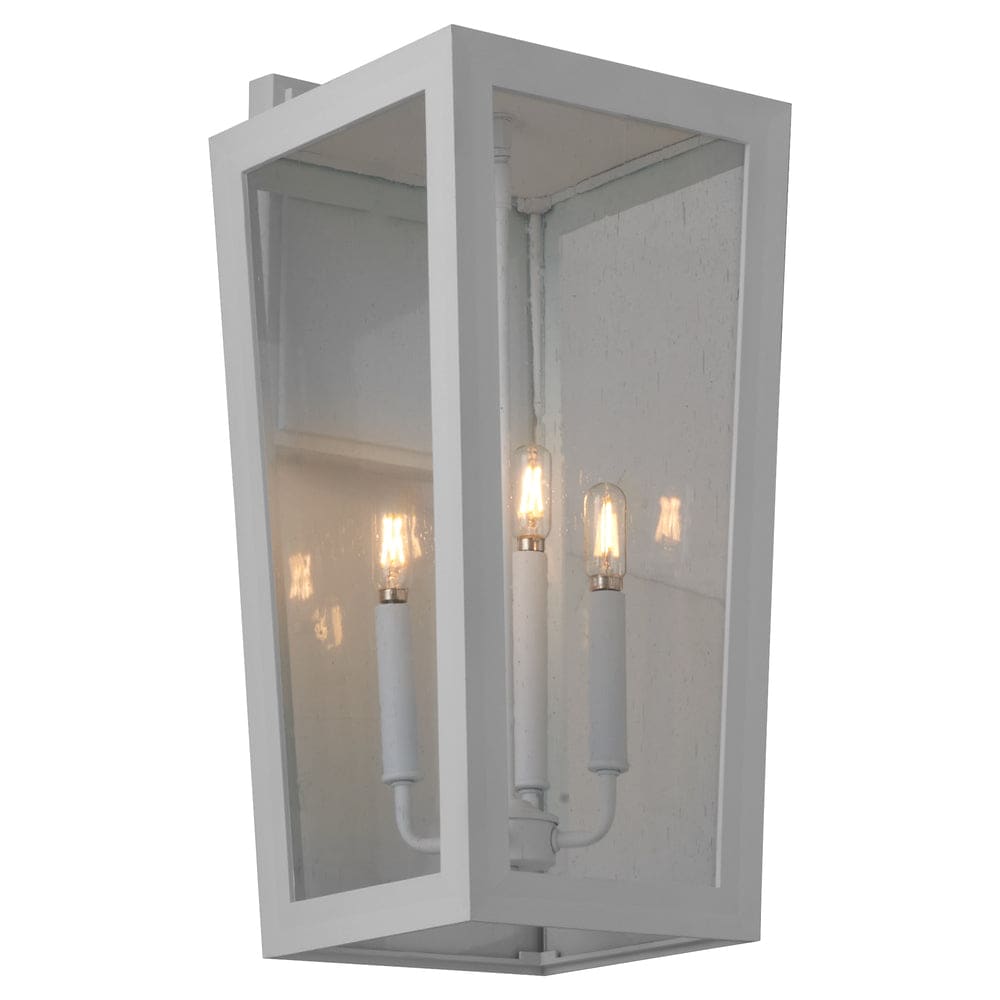 Bravo 22" Coastal Outdoor Wall Lantern - White (Discontinued)