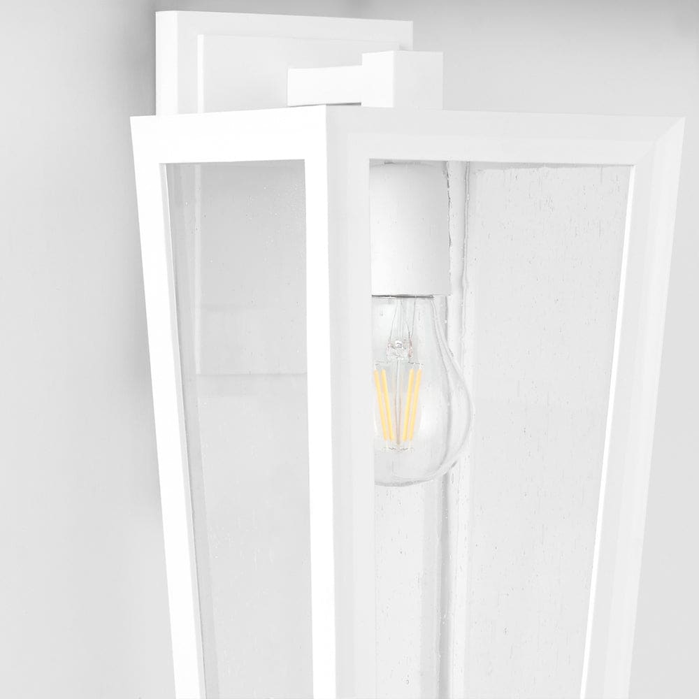 Bravo 15" Coastal Outdoor Wall Lantern - White (Discontinued)