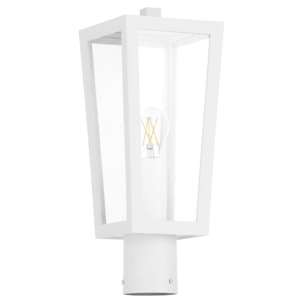Bravo Coastal Outdoor Post Lantern - White (Discontinued)