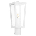 Bravo Coastal Outdoor Post Lantern - White (Discontinued)