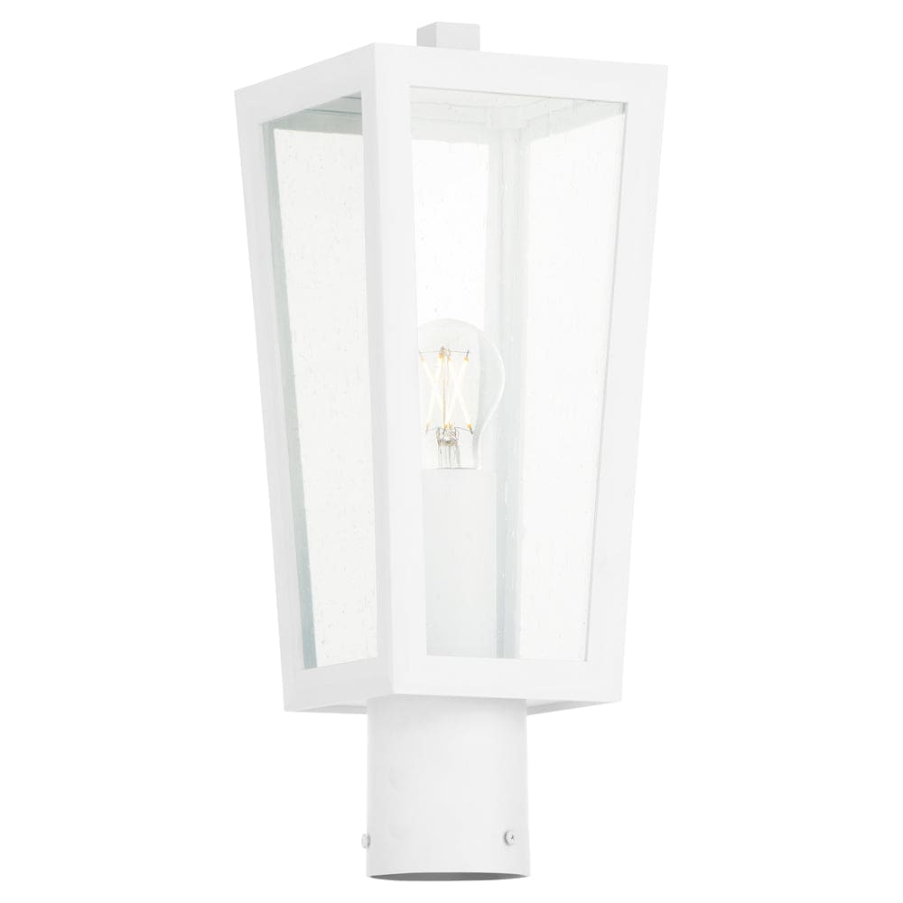 Bravo Coastal Outdoor Post Lantern - White (Discontinued)