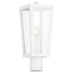 Bravo Coastal Outdoor Post Lantern - White (Discontinued)