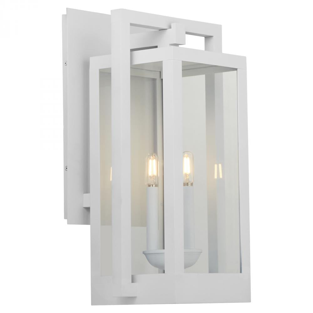 Arlo 22" Composite Wall Lantern - White