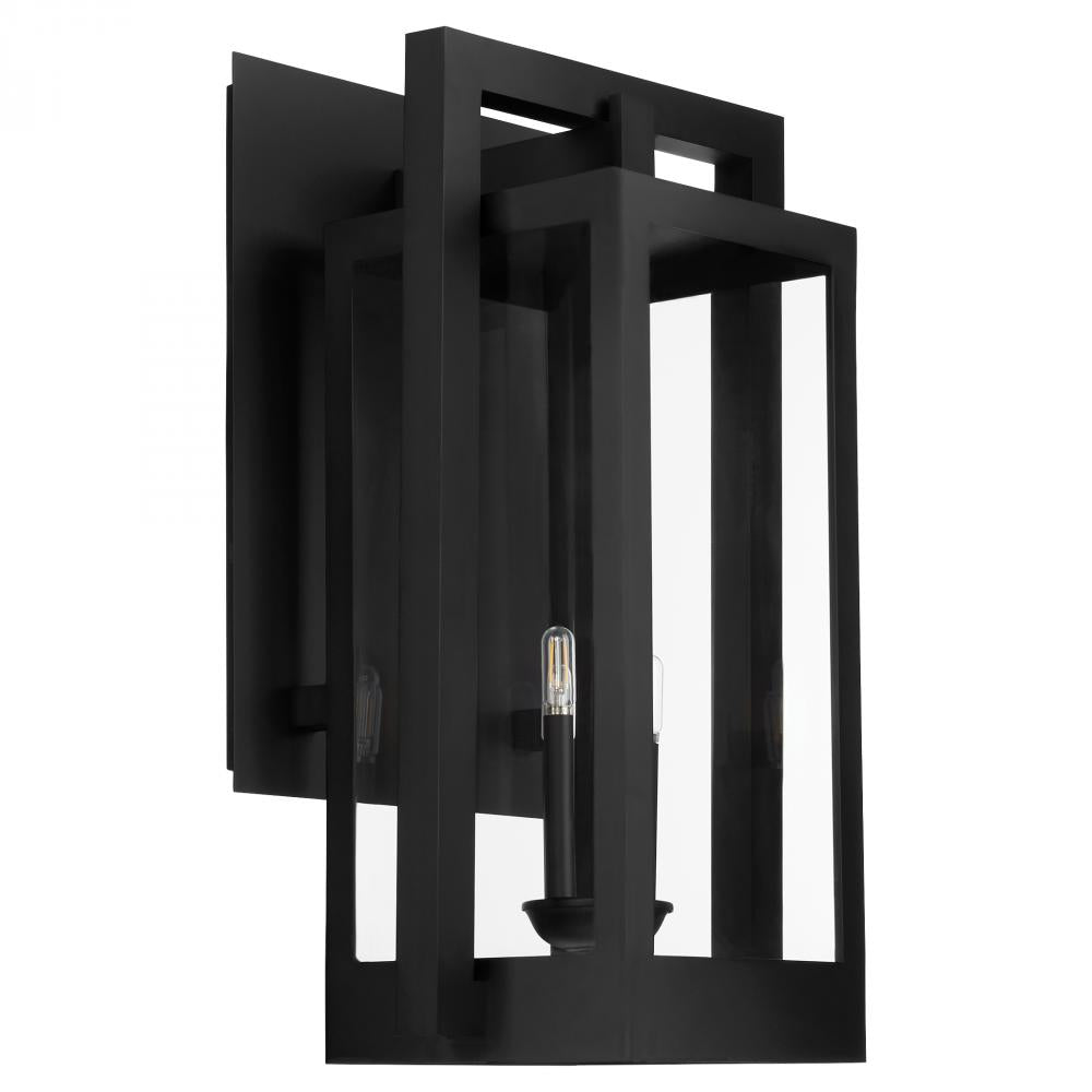 Arlo 30" Composite Wall Lantern - Textured Black