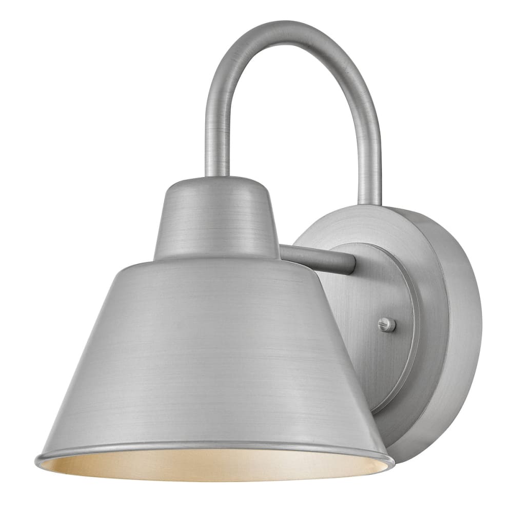 Wes Composite Wall Lantern - Antique Brushed Aluminum