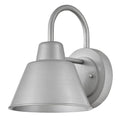 Wes Composite Wall Lantern - Antique Brushed Aluminum
