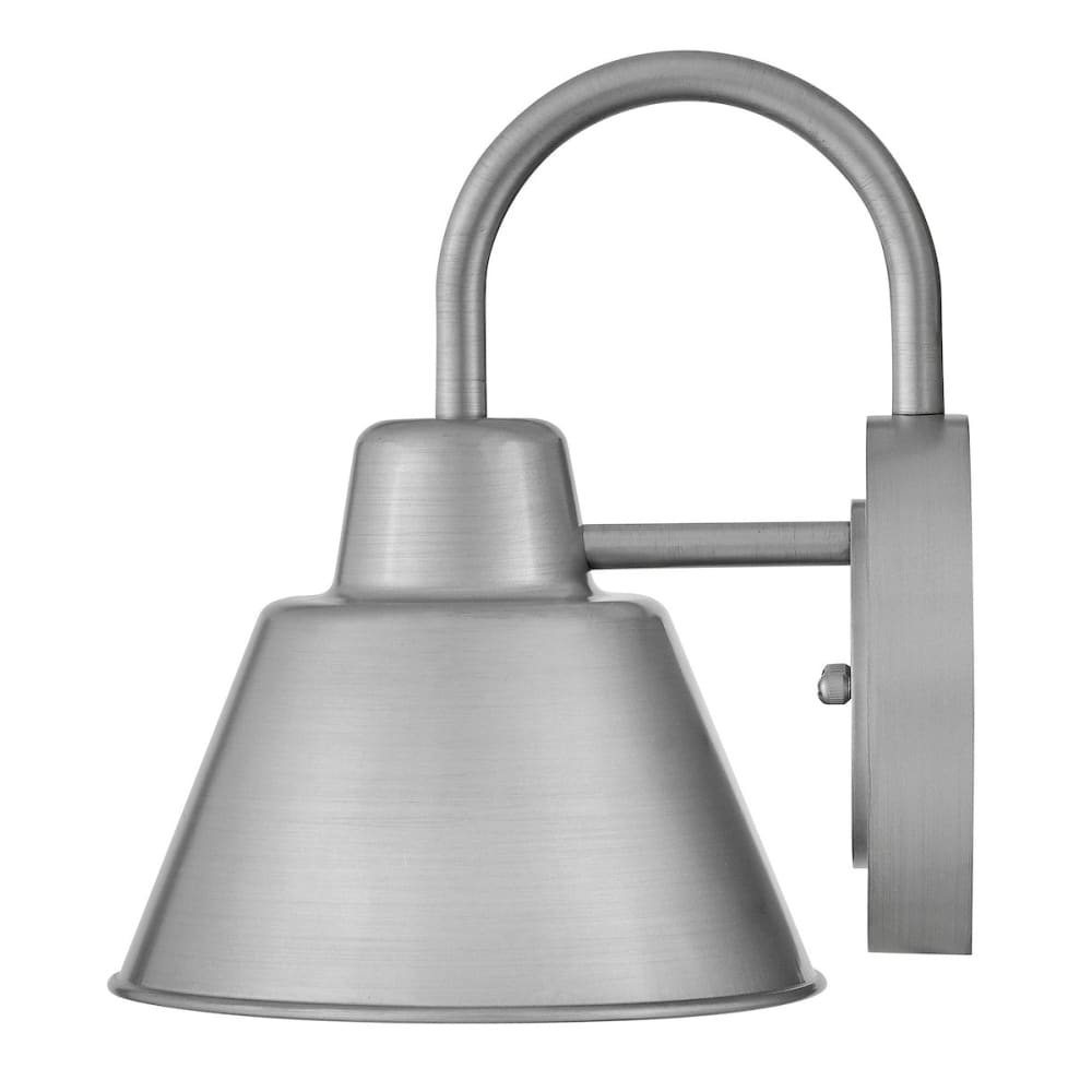 Wes Composite Wall Lantern - Antique Brushed Aluminum