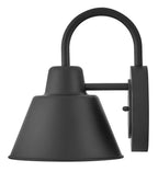 Wes Composite Wall Lantern - Black