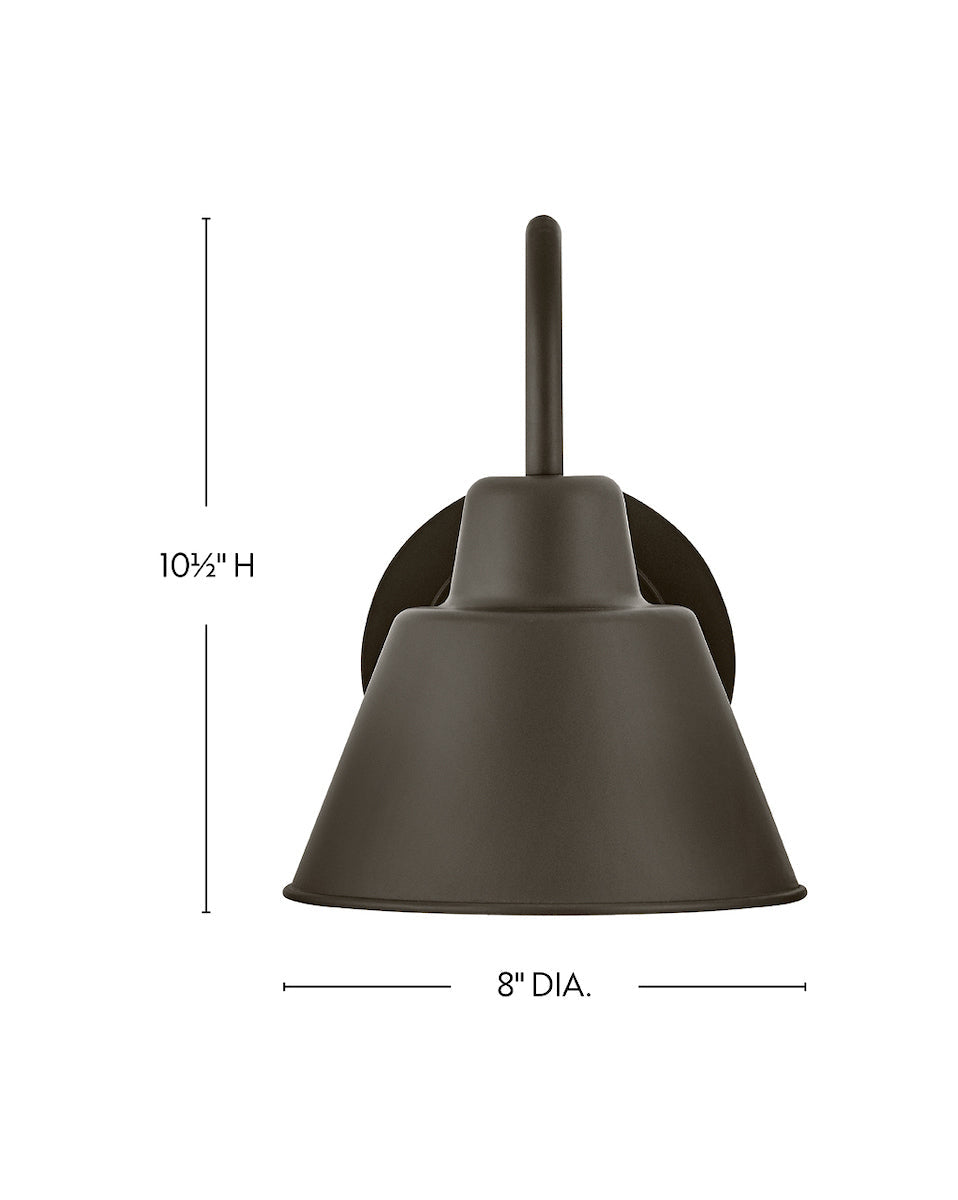 Wes Composite Wall Lantern - Oil Rubbed Bronze
