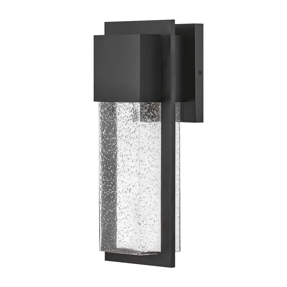 Alex 15.75" Composite Wall Lantern - Black