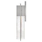 Alex 25.5" Composite Wall Lantern - Brushed Aluminum