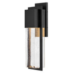 Alex 20" Composite Wall Lantern - Black