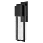 Alex 25.5" Composite Wall Lantern - Black