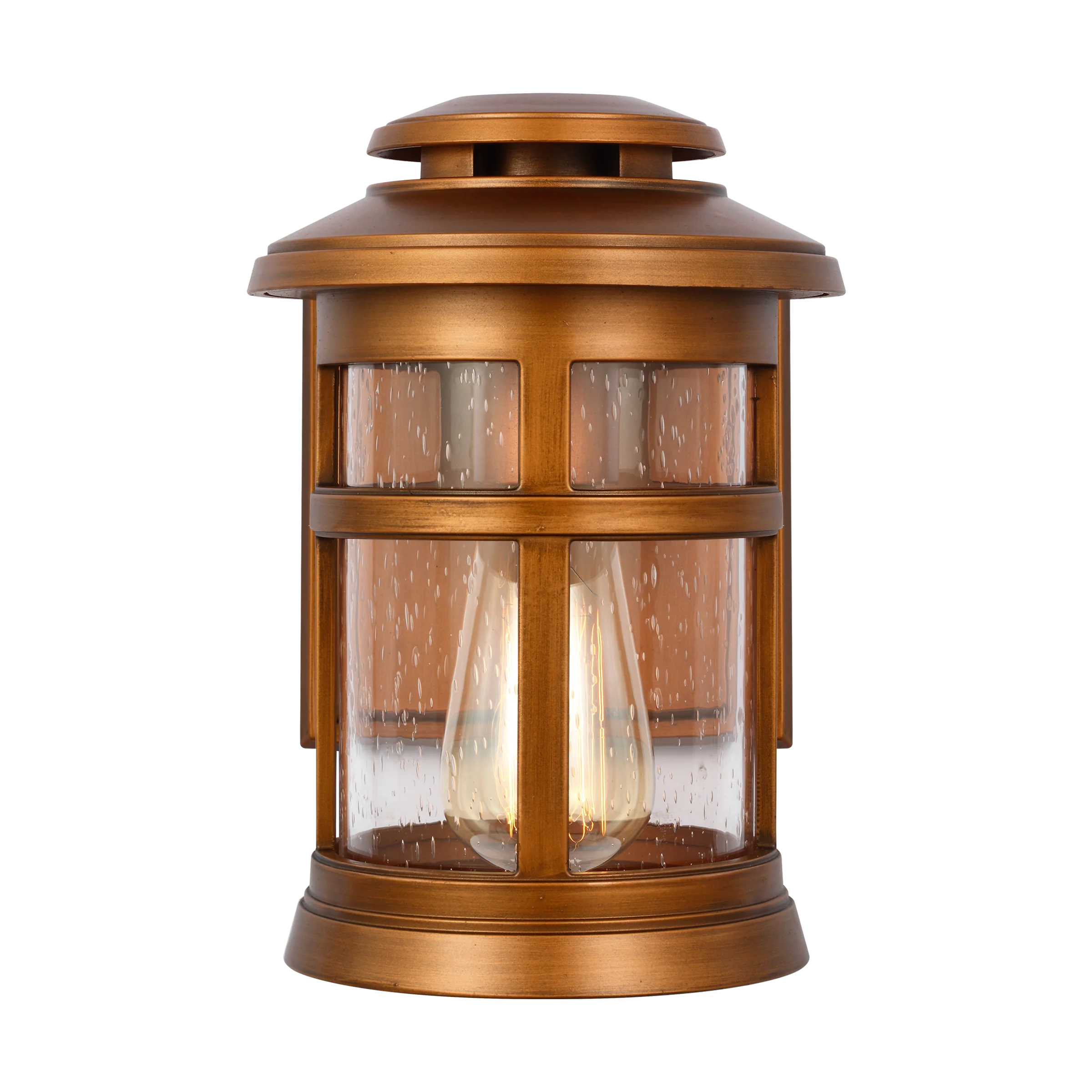 Newport Coastal Outdoor Wall Lantern - Extra Small 9" - Copper