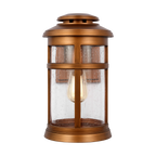 Newport Coastal Outdoor Wall Lantern - Small 13" - Copper