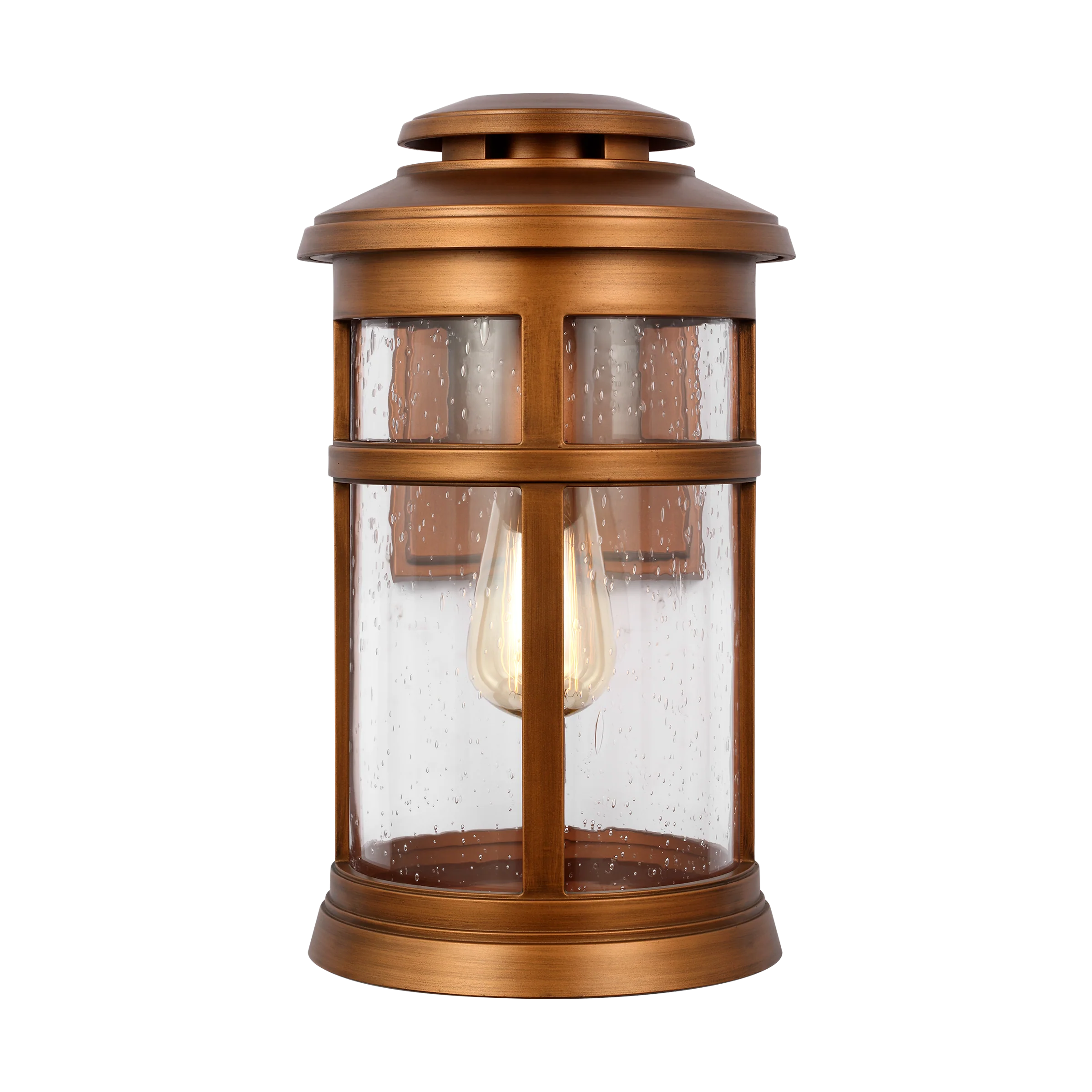 Newport Coastal Outdoor Wall Lantern - Small 13" - Copper