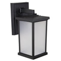 Artisan Square Coastal Wall Mount - Frosted Large S51VF - BK Black Lighting