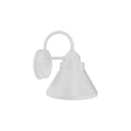 Classic Nautical Goose Neck Coastal Outdoor Wall Mount - White