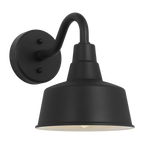 Barn Light Coastal Outdoor Wall Lantern - Black - Small