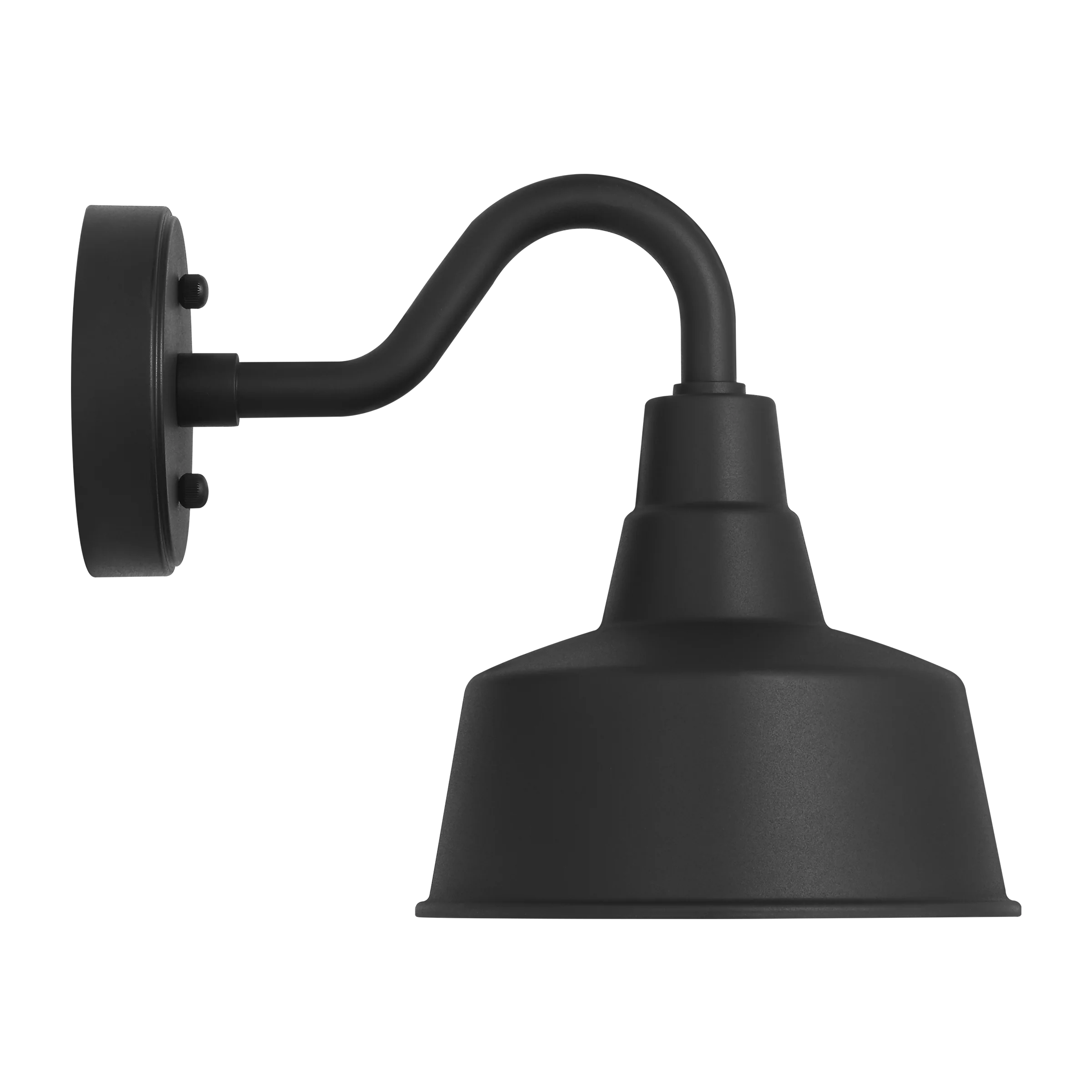Barn Light Coastal Outdoor Wall Lantern - Black - Small