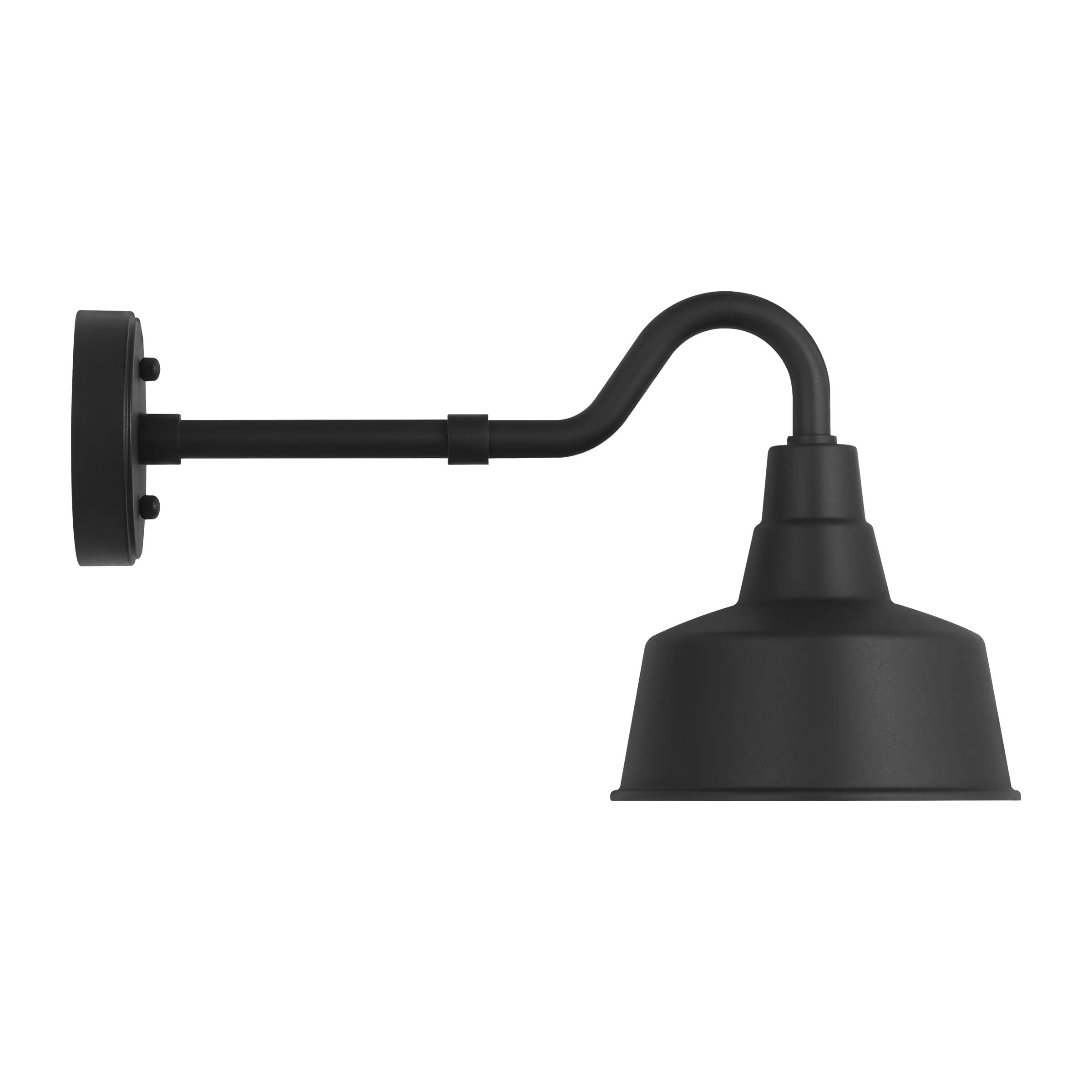 Barn Light Coastal Outdoor Wall Lantern - Black - Small