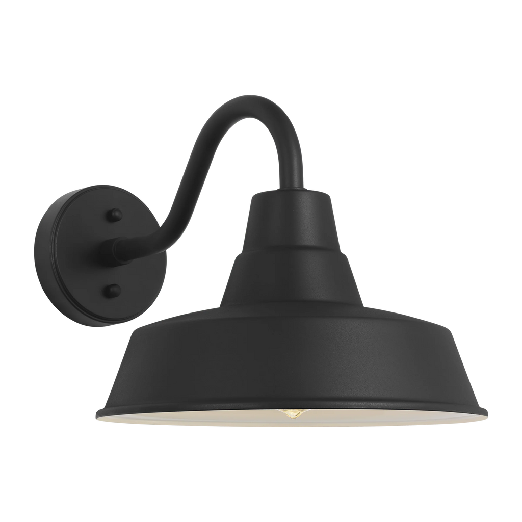 Barn Light Coastal Outdoor Wall Lantern - Black - Medium