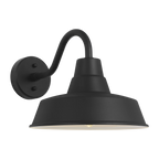 Barn Light Coastal Outdoor Wall Lantern - Black - Medium