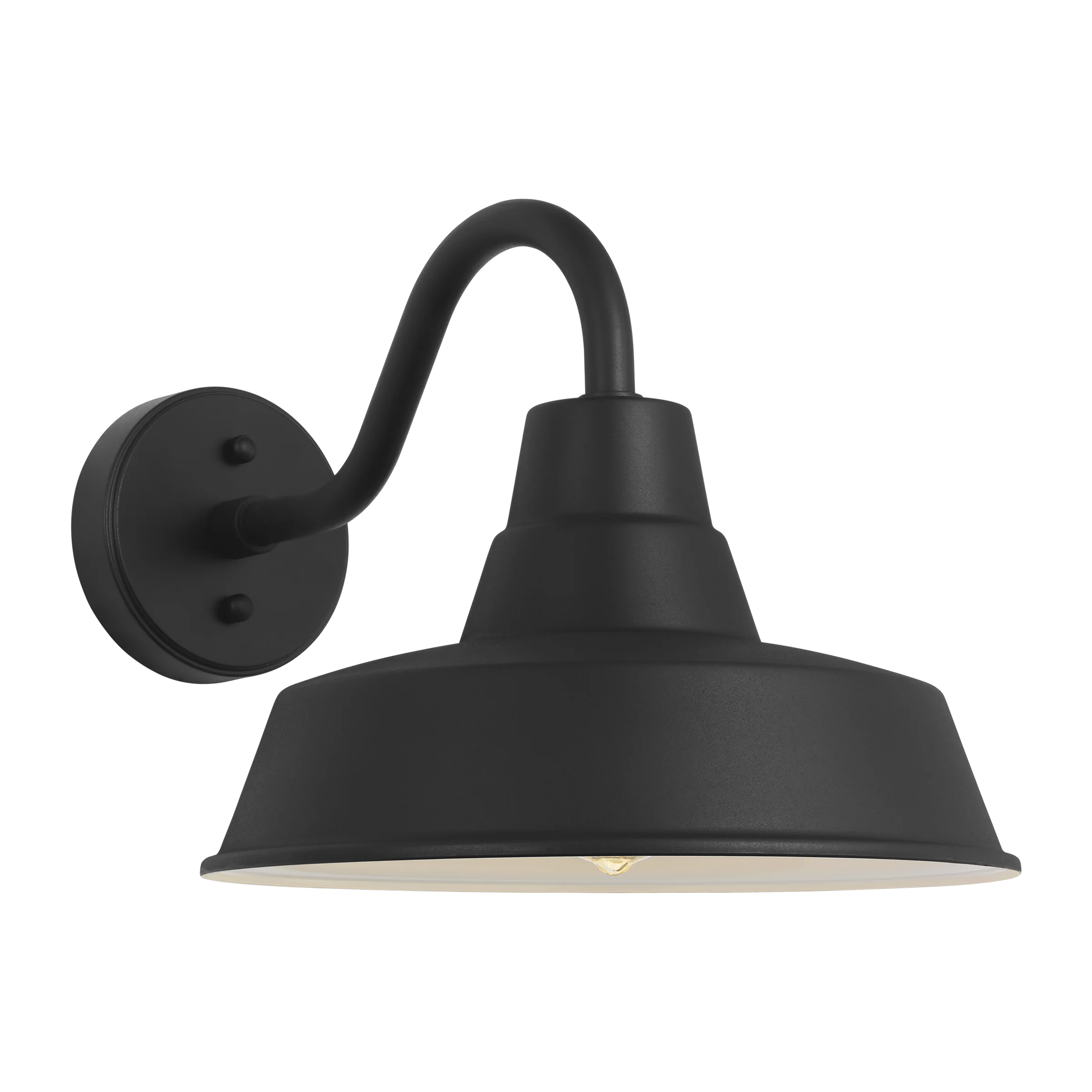 Barn Light Coastal Outdoor Wall Lantern - Black - Medium