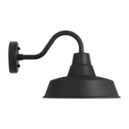 Barn Light Coastal Outdoor Wall Lantern - Black - Medium