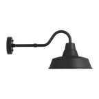 Barn Light Coastal Outdoor Wall Lantern - Black - Medium