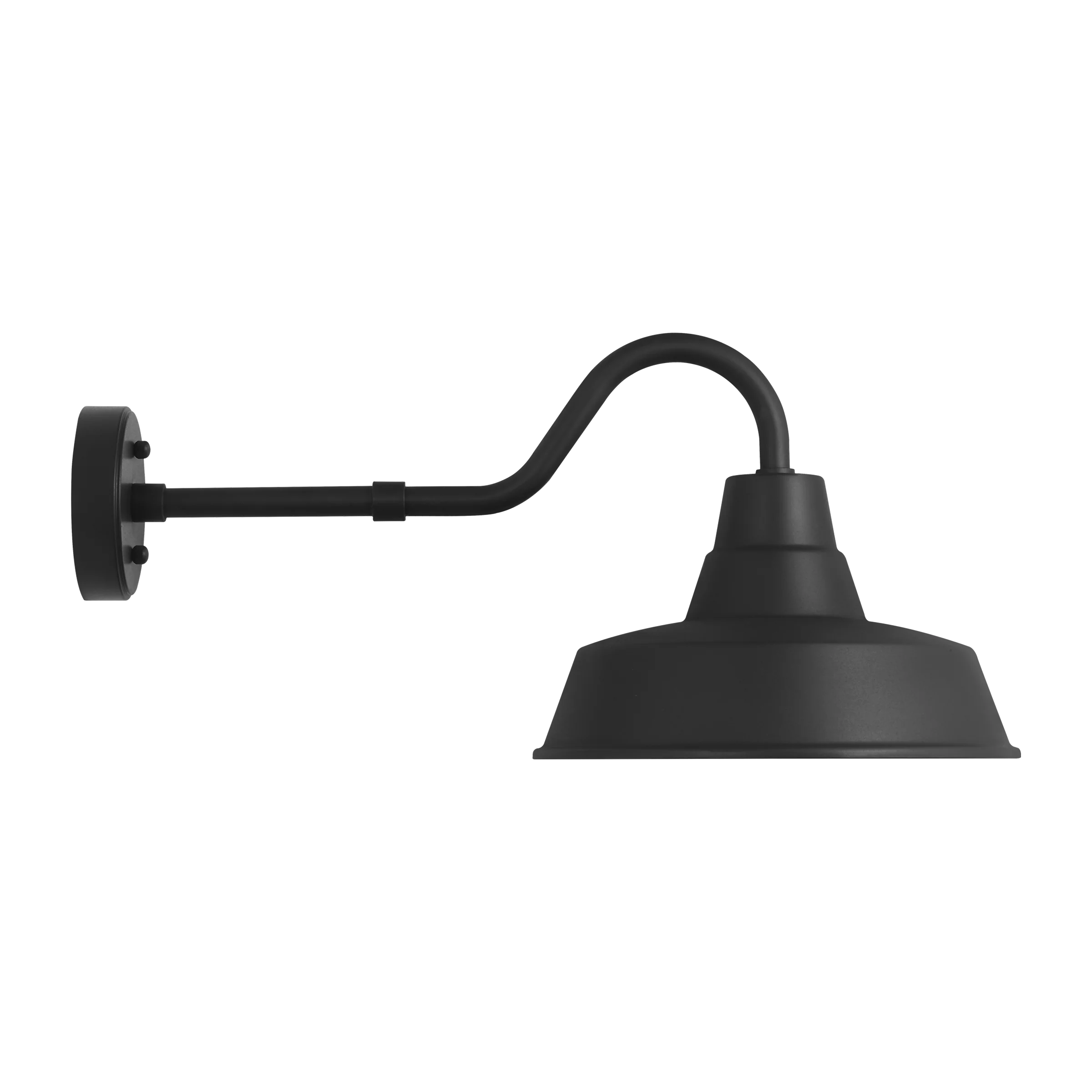Barn Light Coastal Outdoor Wall Lantern - Black - Medium