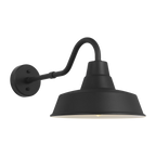 Barn Light Coastal Outdoor Wall Lantern - Black - Medium
